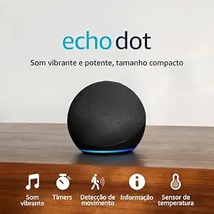Foto real de Amazon Echo Dot 5ª Geração