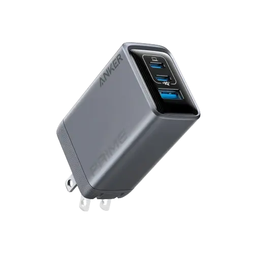 Foto real de Anker Prime Carregador GaN 100W 3 Portas