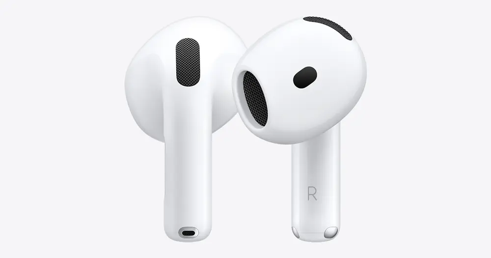 Foto real de Apple AirPods 4 com ANC