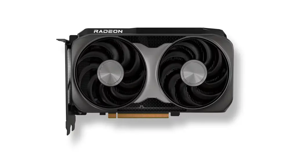 Foto real de ASRock Radeon RX 9060 XT Steel Legend OC