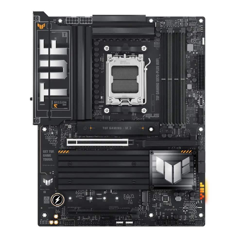 Foto real de ASUS TUF Gaming X870-Plus WiFi