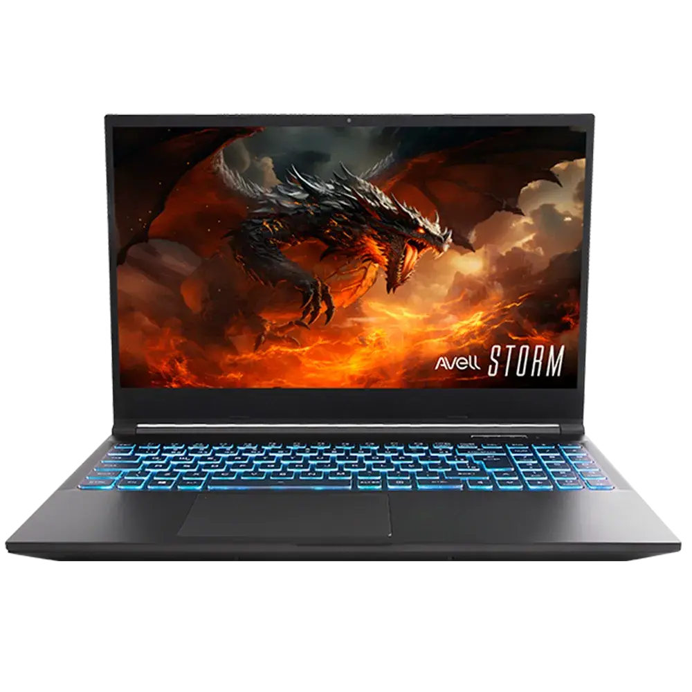 Foto real de Avell Storm 305 i5 + RTX 3050