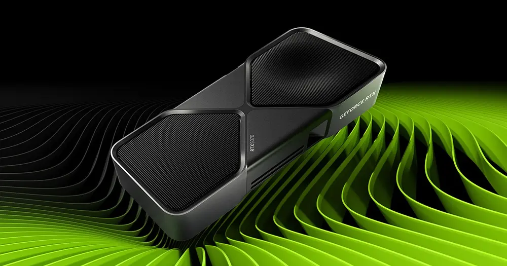 Foto real de Gigabyte GeForce RTX 5070 AERO OC 12GB