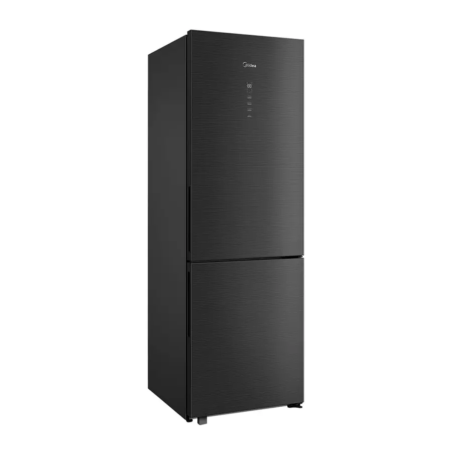 Foto real de Geladeira Midea Inverse 401 L Inverter Preta