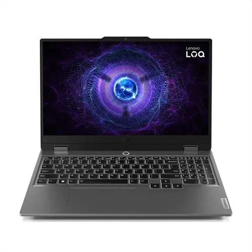 Foto real de Notebook Gamer Lenovo Loq 15irx9 Intel Core i7-13645hx 16gb 512gb Ssd Rtx 4050 Linux 15.6 - 83khs00600 Luna Grey