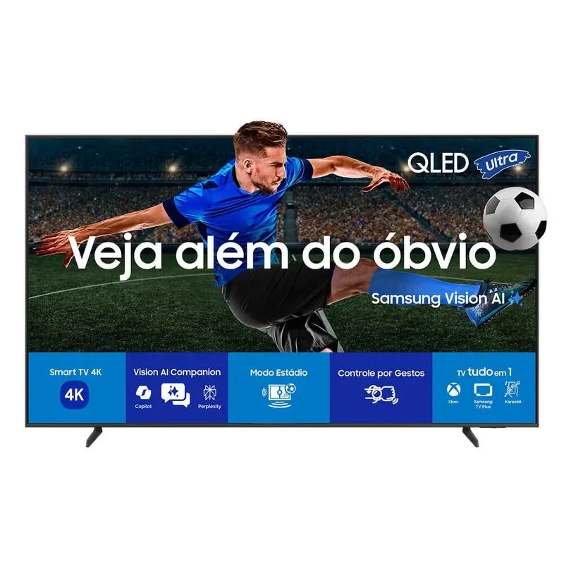 Foto real de Samsung Vision AI QLED QEF1 50” 4K 2025